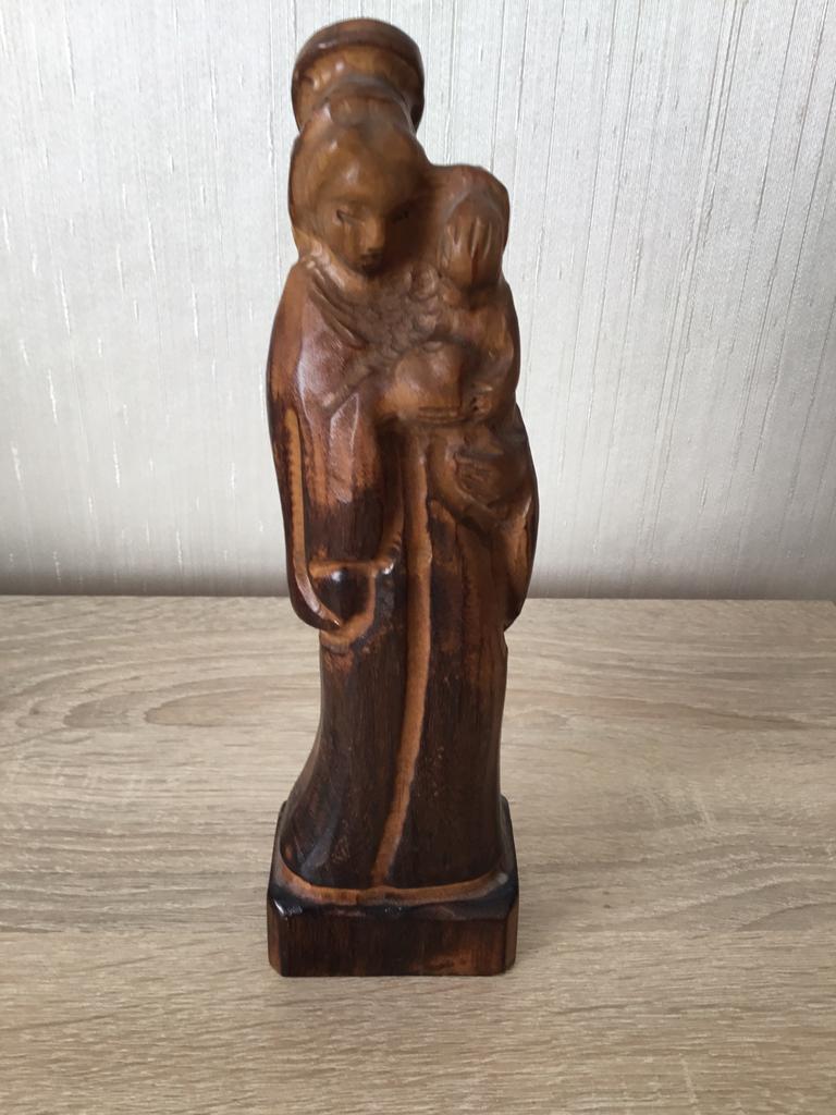 Mariabeeld van hout, Antiek en Kunst, Antiek | Religie, Ophalen of Verzenden