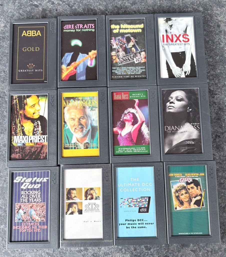 12 top DCC tapes. Abba, INXS, Dire Straits, Diana Ross etc, Cd's en Dvd's, Gebruikt, 2 t/m 25 bandjes, Ophalen of Verzenden, Origineel