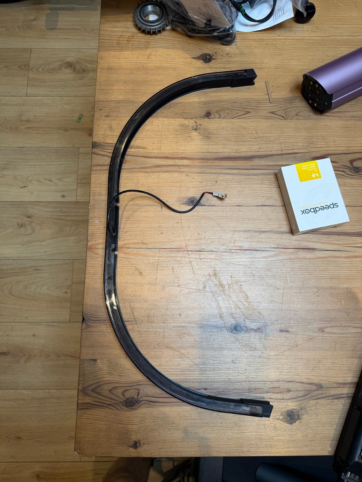 Lovens bakfiets dagrijverlichting Explorer 1, Ophalen of Verzenden, Gebruikt, Overig, Voorlicht