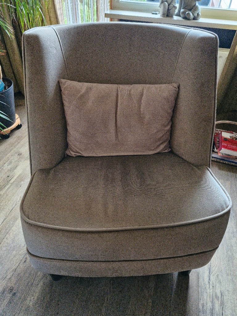 2 fauteuils, Ophalen, Gebruikt, 75 tot 100 cm, Stof