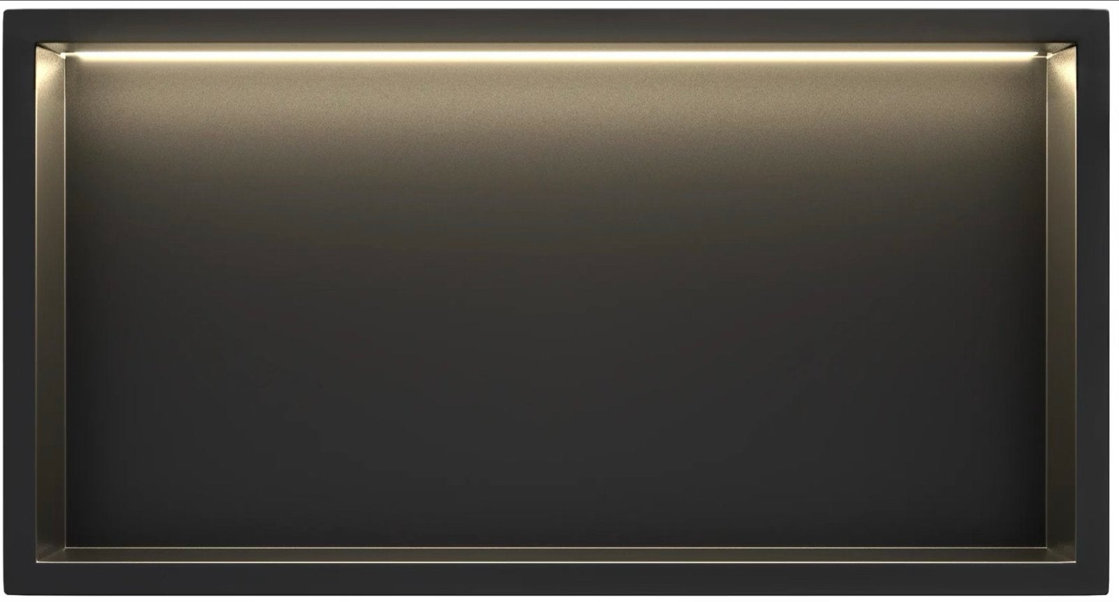 Inbouwnis mat zwart LED 30x60x10cm, Ophalen, Overige typen, Nieuw, 50 tot 100 cm