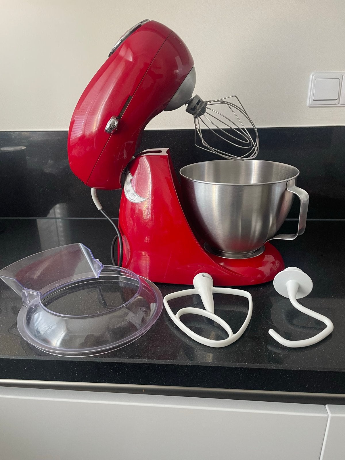 Kenwood Patissier MX270 Keukenmachine 400W - Rood, 4 liter of meer, Ophalen, Gebruikt, 3 snelheden of meer