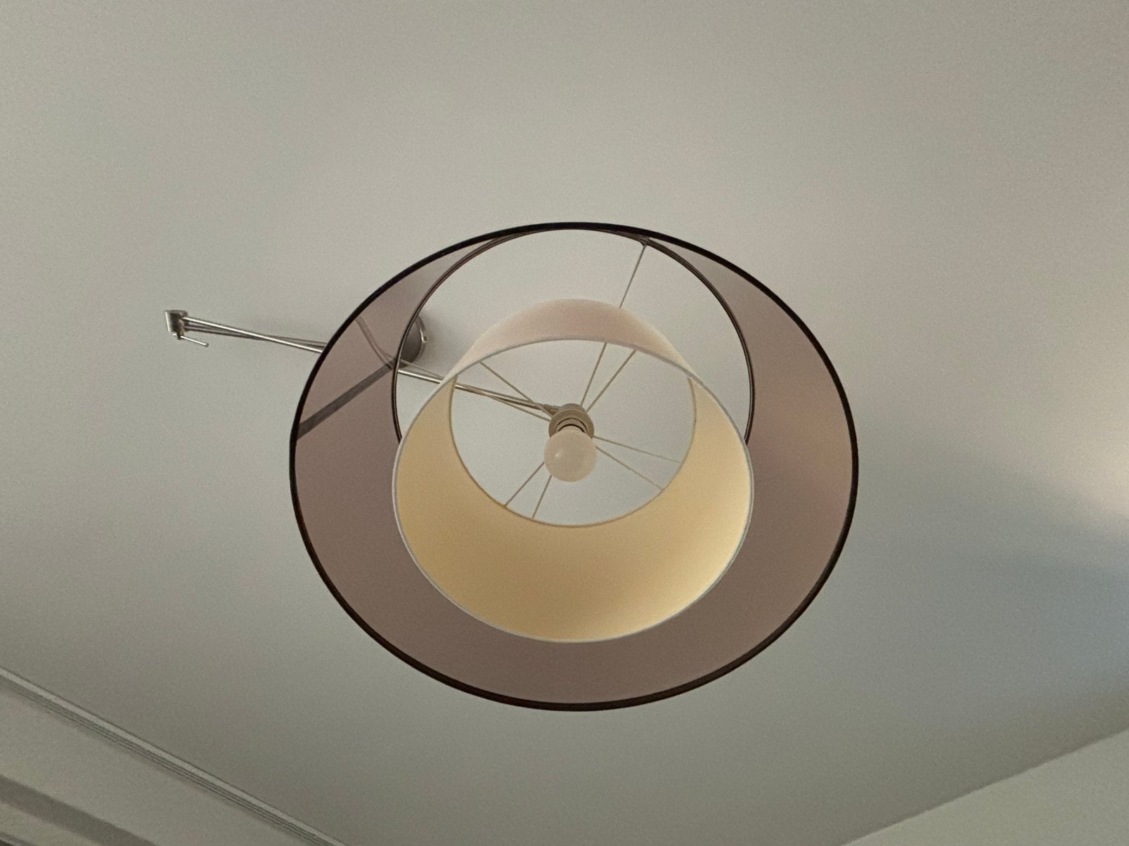 Hanglamp verstelbaar, Huis en Inrichting, Woonaccessoires | Kandelaars en Kaarsen, Ophalen, Zo goed als nieuw
