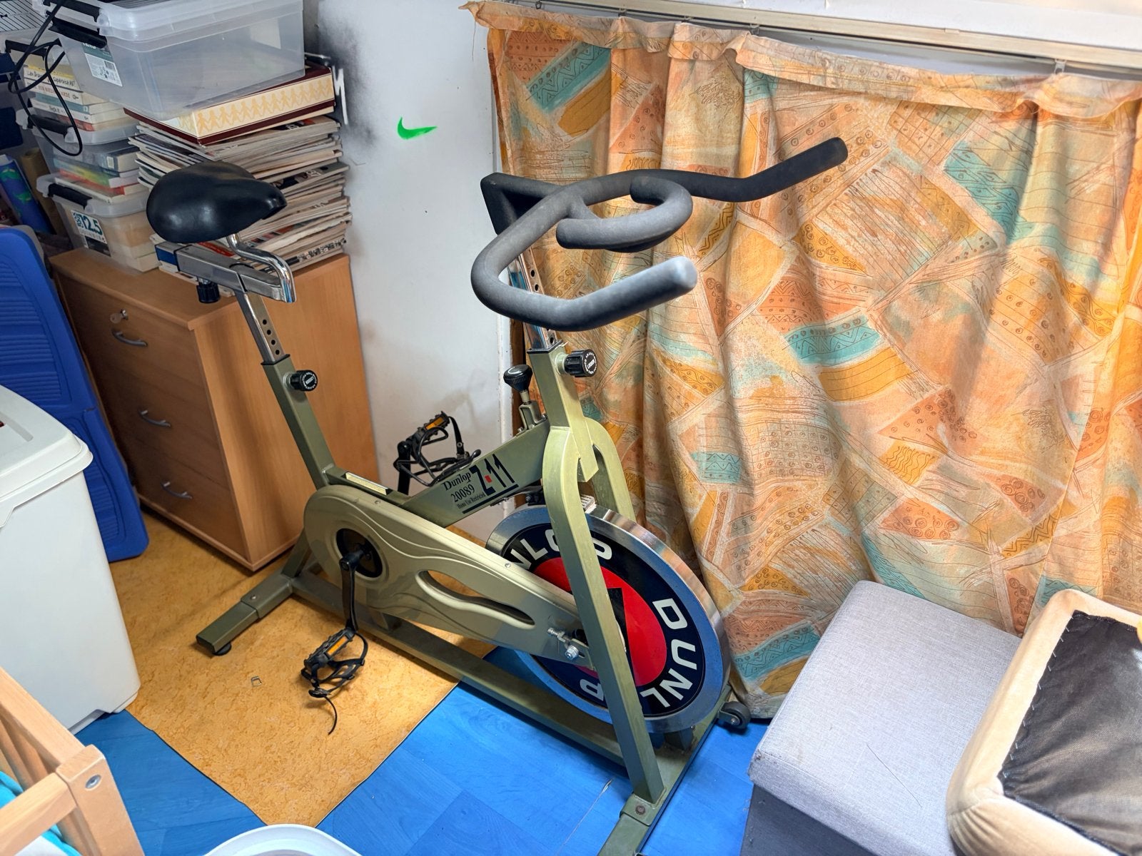 Dunlop Spinningfiets - Ideaal voor thuistraining, Ophalen, Gebruikt, Spinningfiets, Metaal
