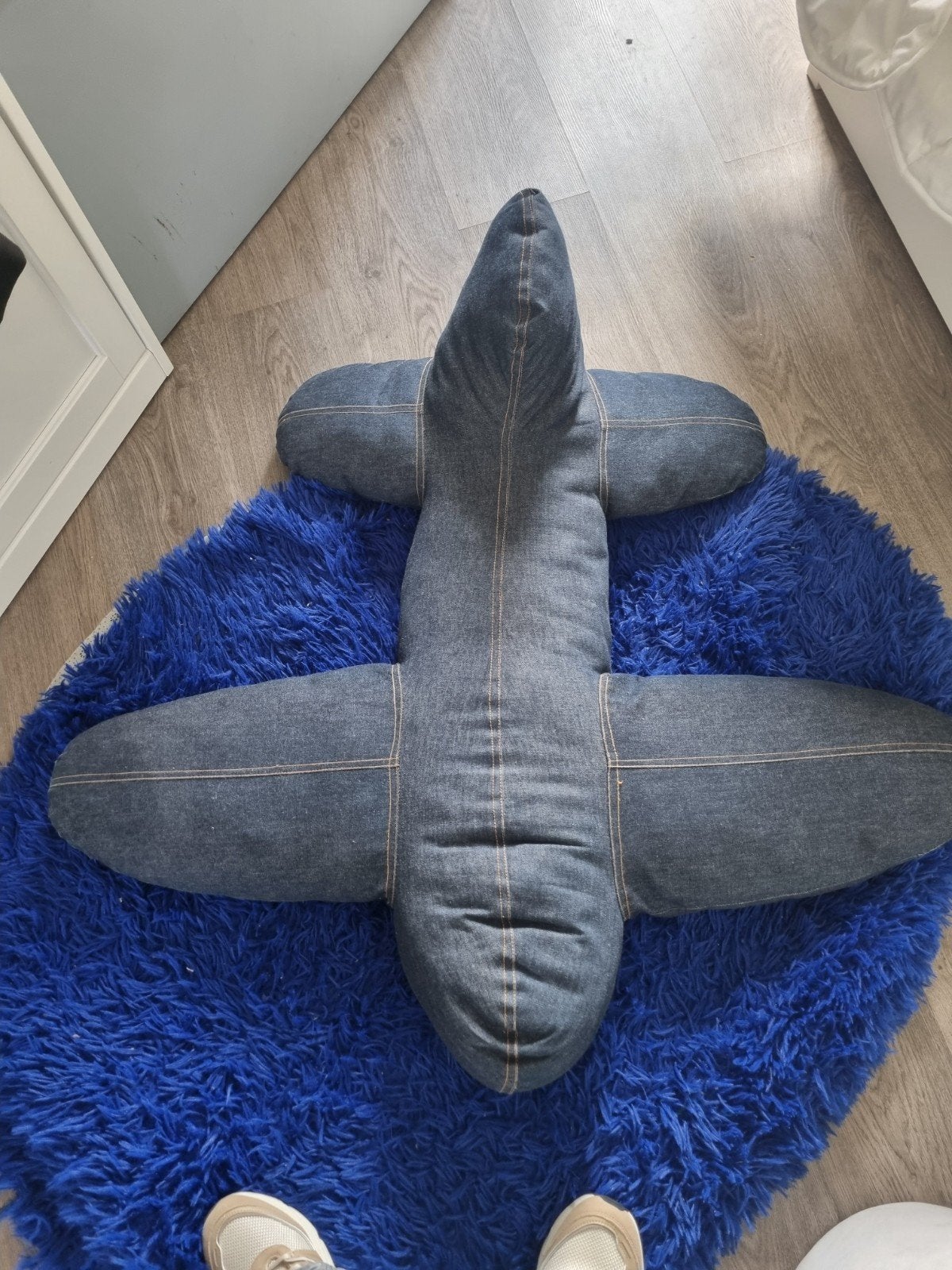 Vliegtuig decoratie kinderkamer - Pakhuis Oost, Ophalen, Zo goed als nieuw, Kleed of Kussen