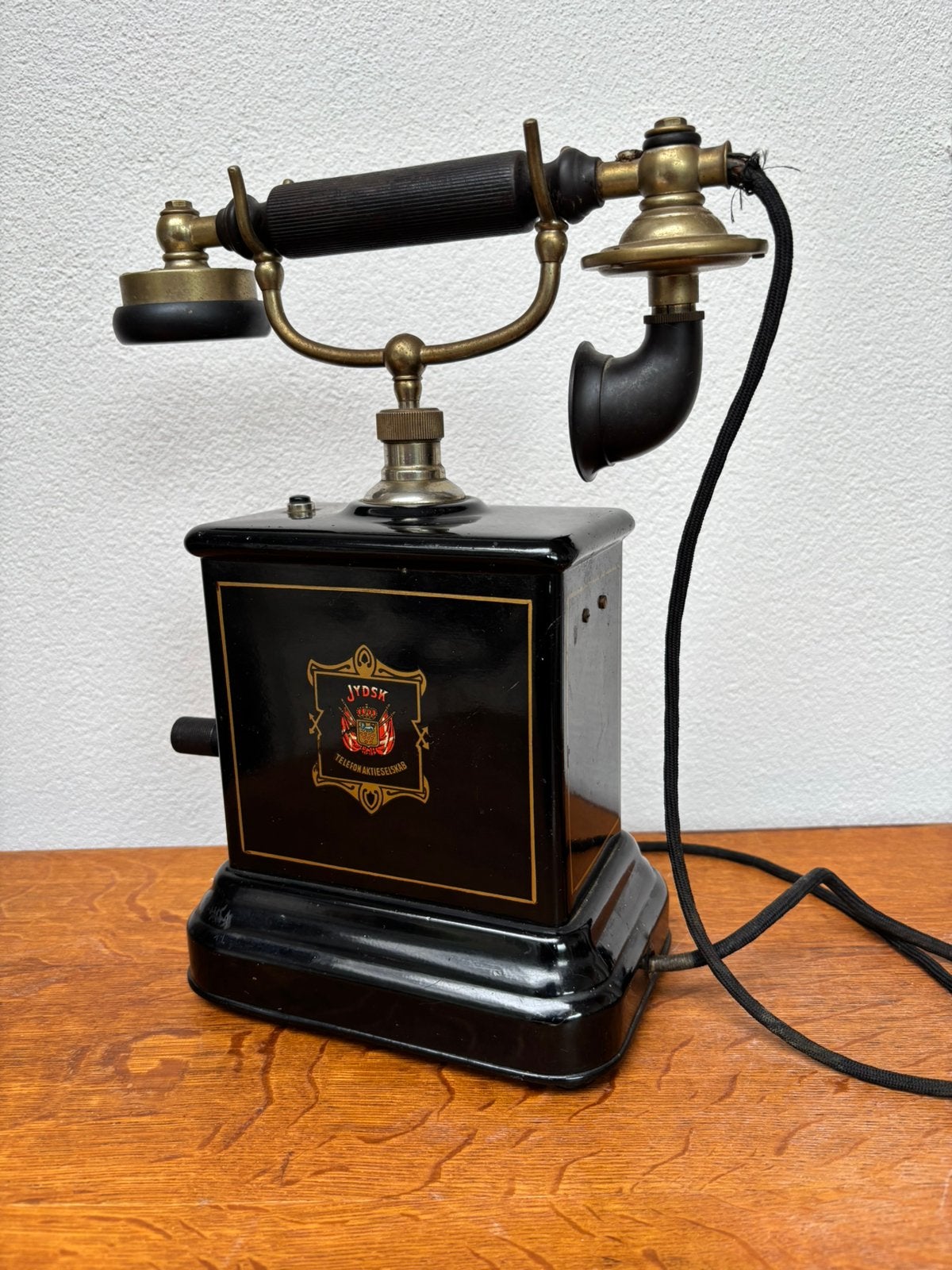 Antieke Zwengeltelefoon Jydsk Telefon Aktieselskab, Ophalen, Gebruikt, On, On