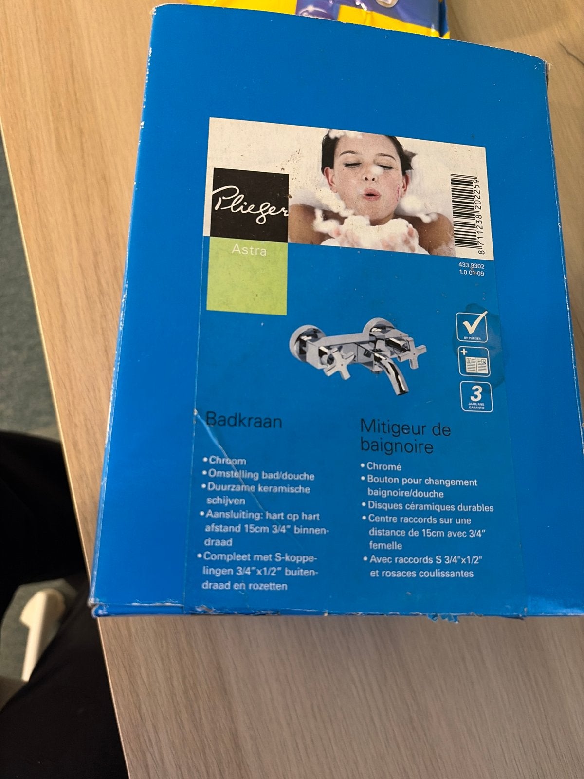 Plieger Astra Badkraan - Chroom, Ophalen of Verzenden, Nieuw, Chroom, Kraan