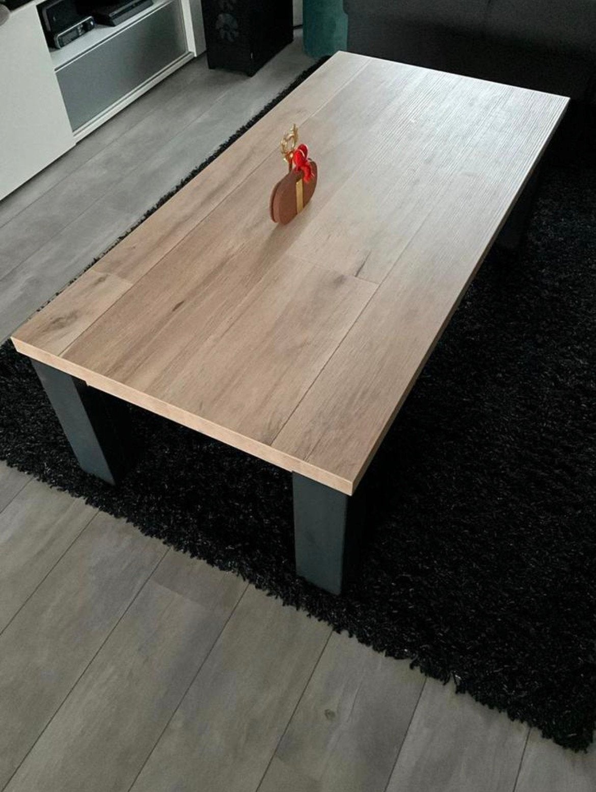 salontafel van 135x68 cm, Huis en Inrichting, Ophalen, 100 tot 150 cm, Eikenhout, 50 tot 100 cm