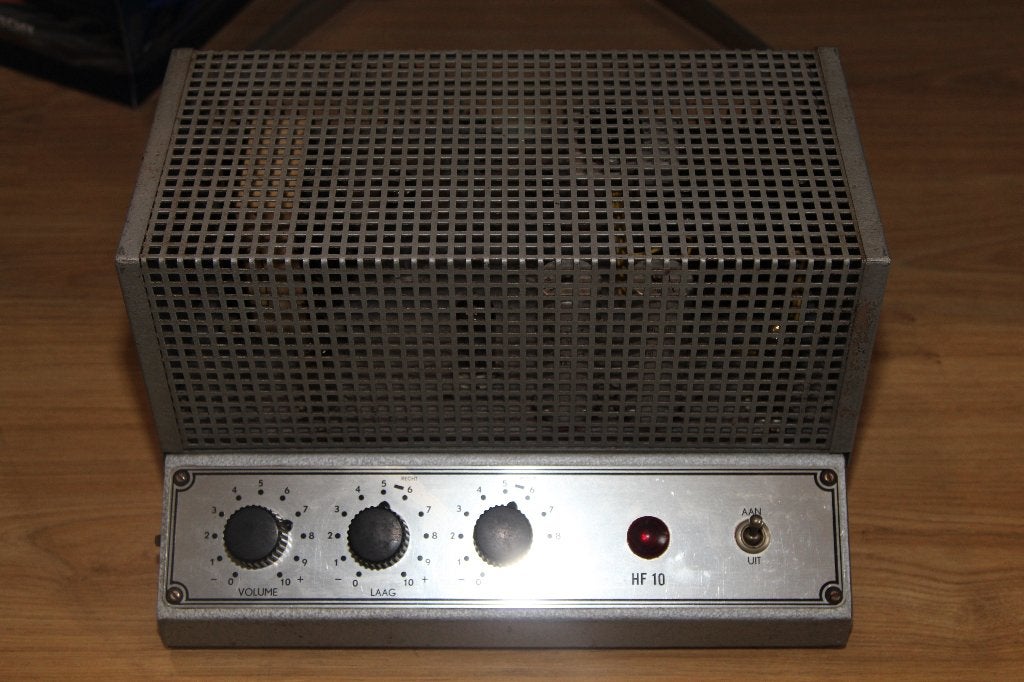 Vintage Philips HF10 mono buizen versterker EL84/EF86/ECC83, Ophalen, Versterker