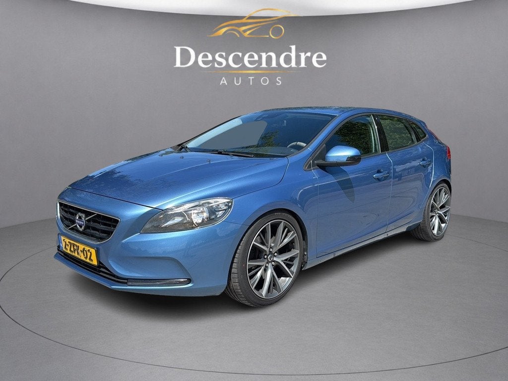 Volvo V40 2.0 D4 R-Design Business (bj 2014), Auto's, Volvo, Voorwielaandrijving, Stof, Gebruikt, Blauw