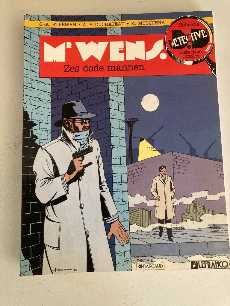 T.K. nog 6 Detective stripboeken in nieuwstaat zie lijst, Meerdere stripboeken, Ophalen of Verzenden, Gelezen
