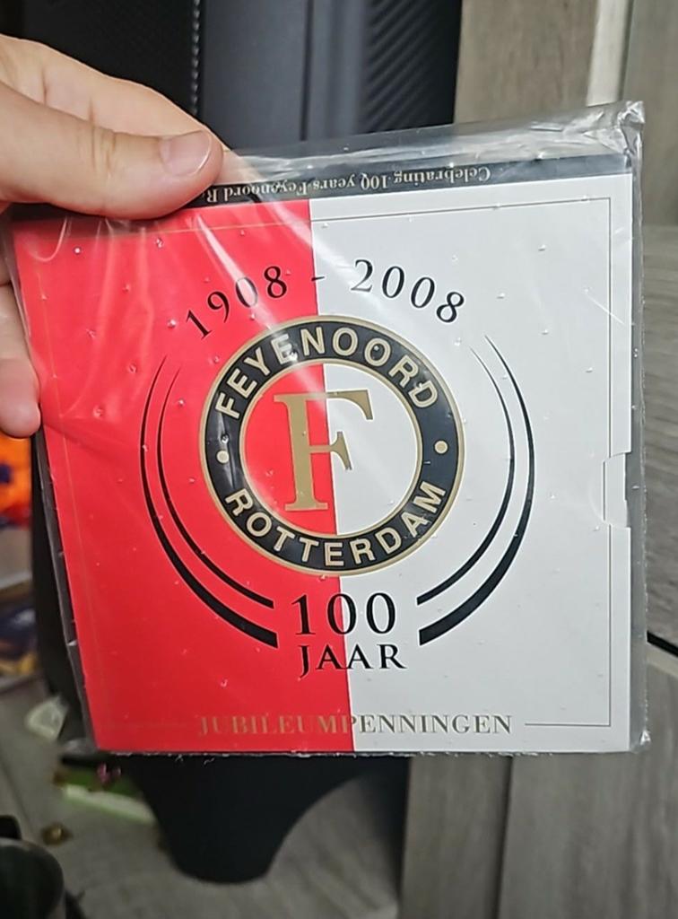 Feyenoord Jubileumpenningen 100 Jaar (1908-2008), Ophalen of Verzenden, Nieuw, Feyenoord, Overige typen