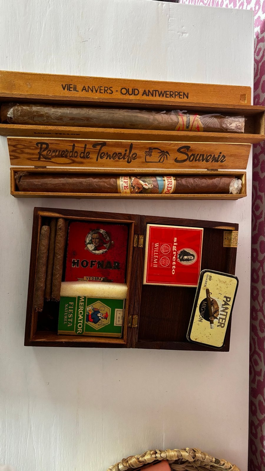Vintage sigaren & lege sigaren bakjes - 15+ jaar oud, Ophalen of Verzenden, Zo goed als nieuw, Overige typen