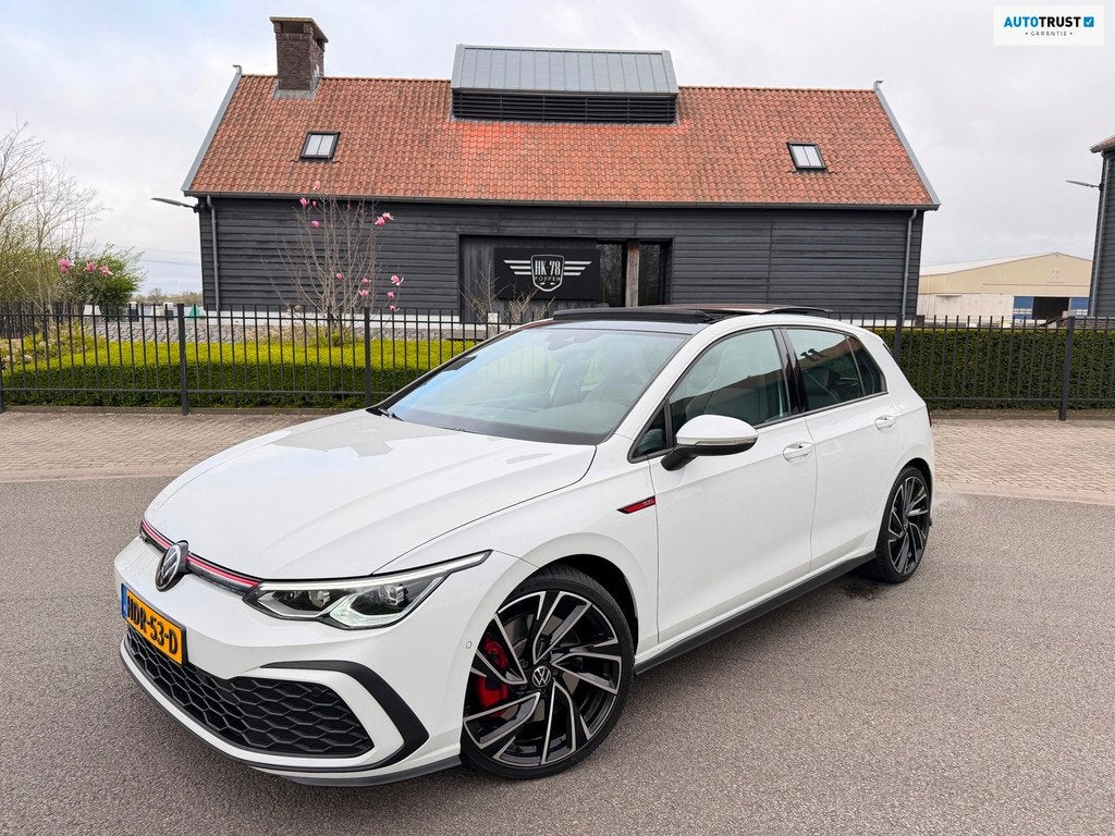 Volkswagen GOLF 2.0 TSI GTI Panoramadak Leer Stoelverwarming, Auto's, Automatische klimaatregeling, 4 cilinders, 1984 cc, Wit