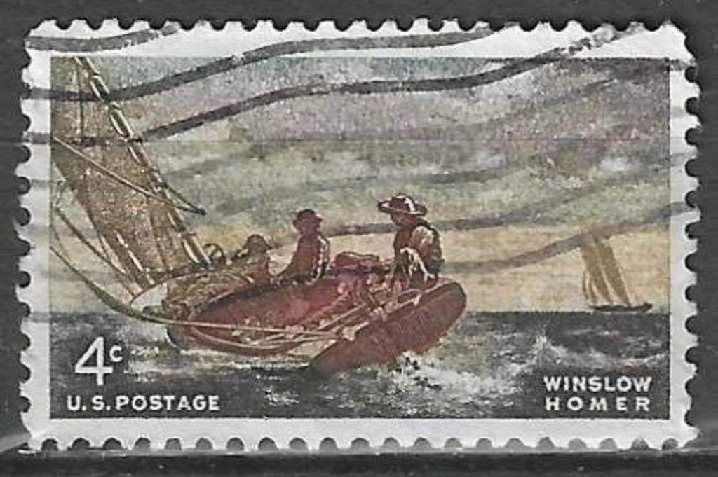 USA 1962 - Yvert 742 - Winslow Horner (ST), Verzenden, Gestempeld, Noord-Amerika