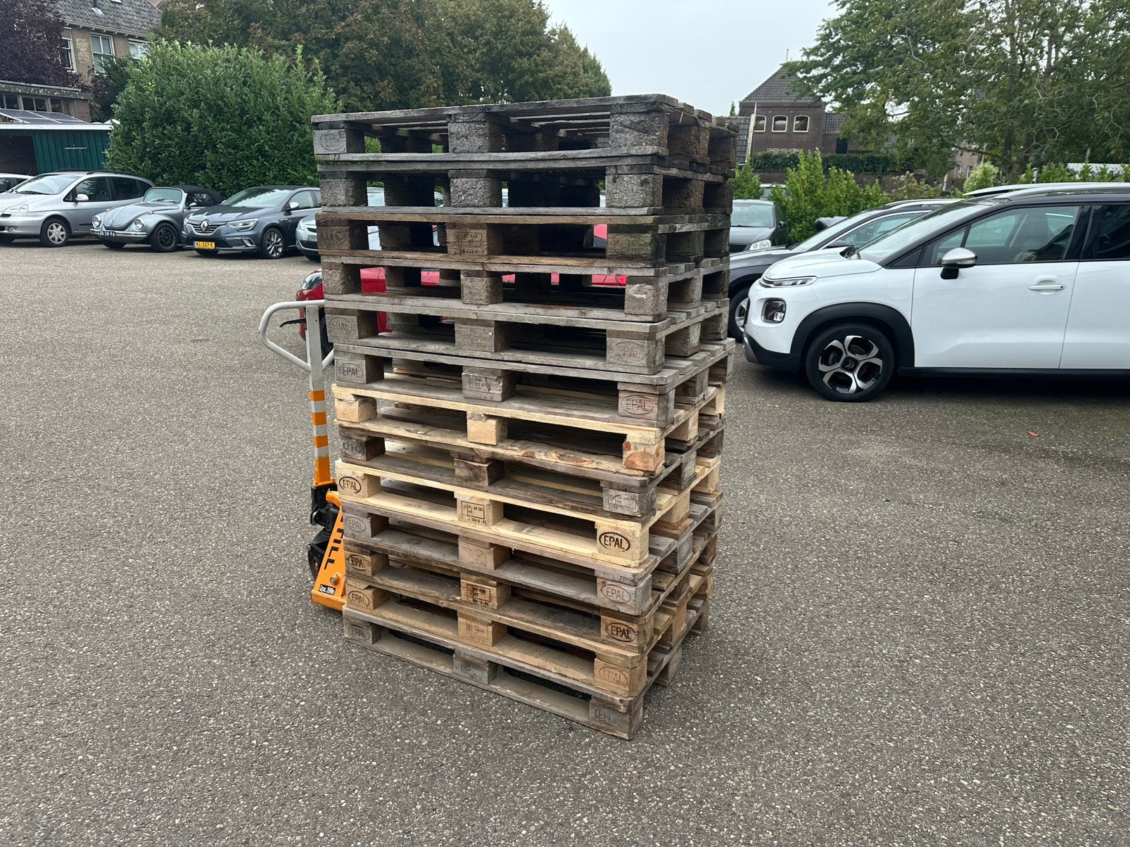 Europallets te koop, Ophalen, Gebruikt, Pallet, Minder dan 200 cm