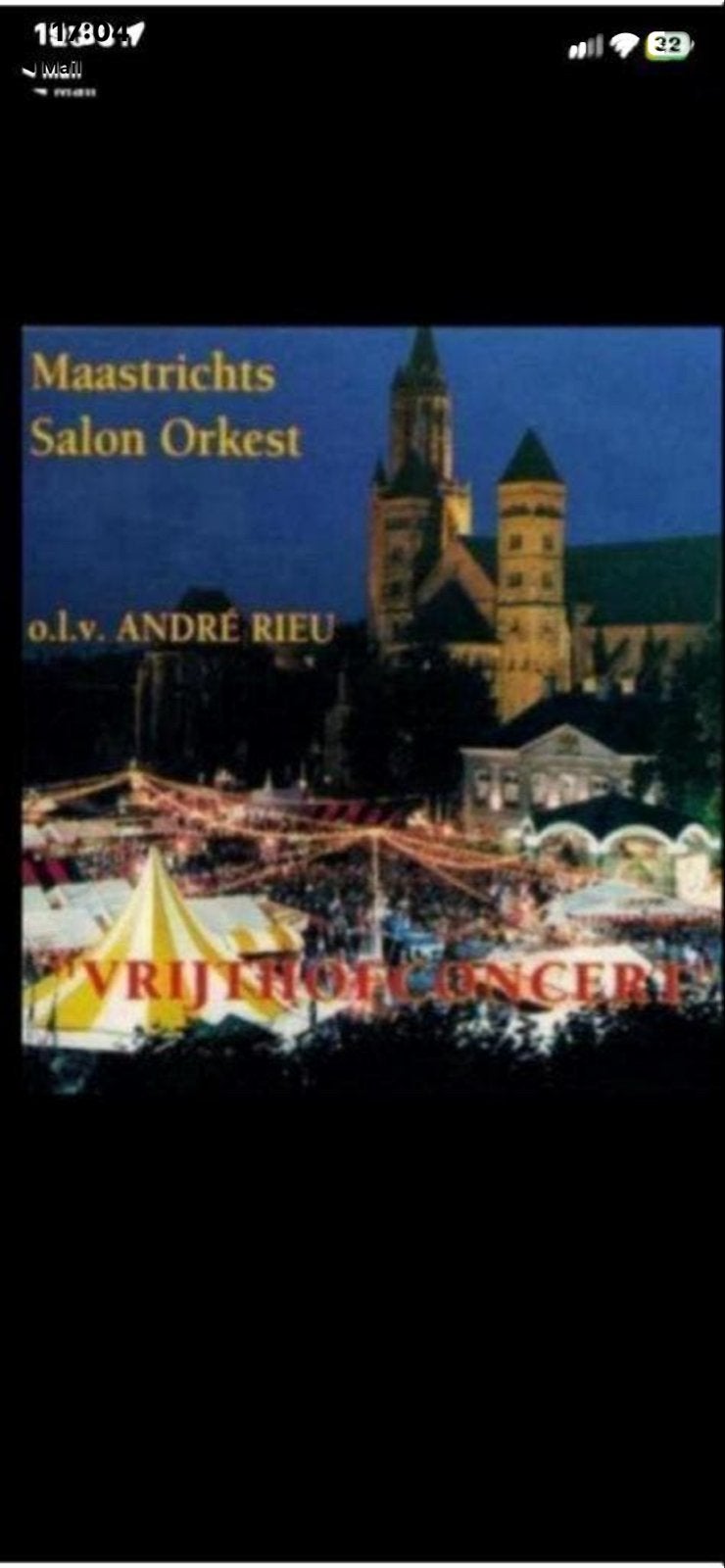Maastrichts Salon Orkest o.l.v. André Rieu - Vrijthofconcert, Gebruikt, Overige componisten, Modernisme tot heden, Ophalen of Verzenden
