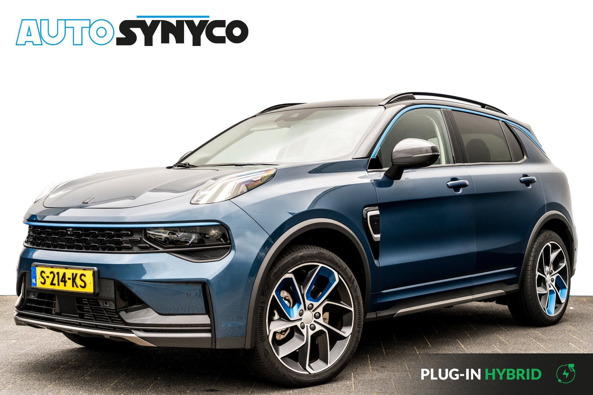Lynk & Co 01 1.5 Plug-in Hybrid 262 Pk I Panoramadak I 75 km, Auto's, Stof, Met garantie (alle), Blauw, 120 €/maand