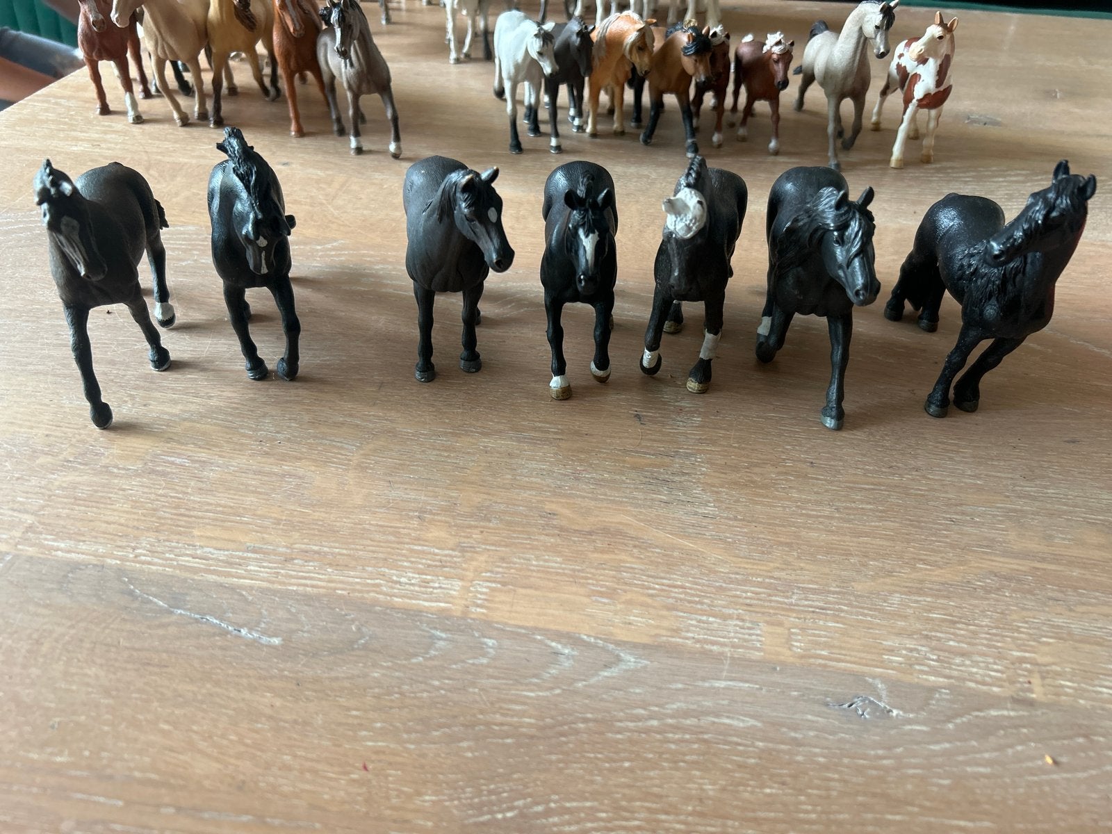 Schleich paarden (zwart) - Mix & Match aanbieding!, Ophalen of Verzenden, Gebruikt