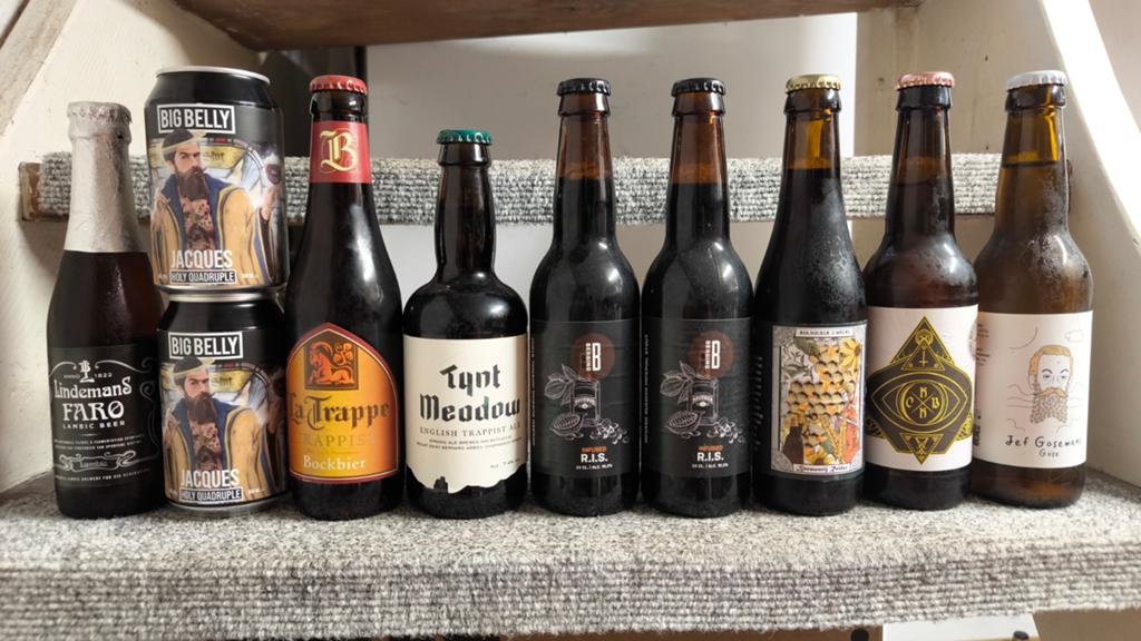 Setje speciaalbier voor de liefhebber, Ophalen of Verzenden, Zo goed als nieuw, Flesje(s), Overige merken