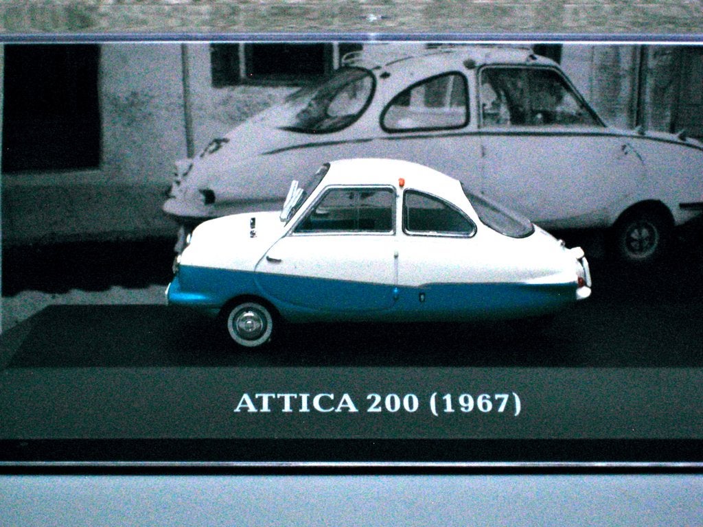 Attica 200 1967 Griekenland Altaya micro cars 1:43, Ophalen of Verzenden, Nieuw, Auto, Overige merken