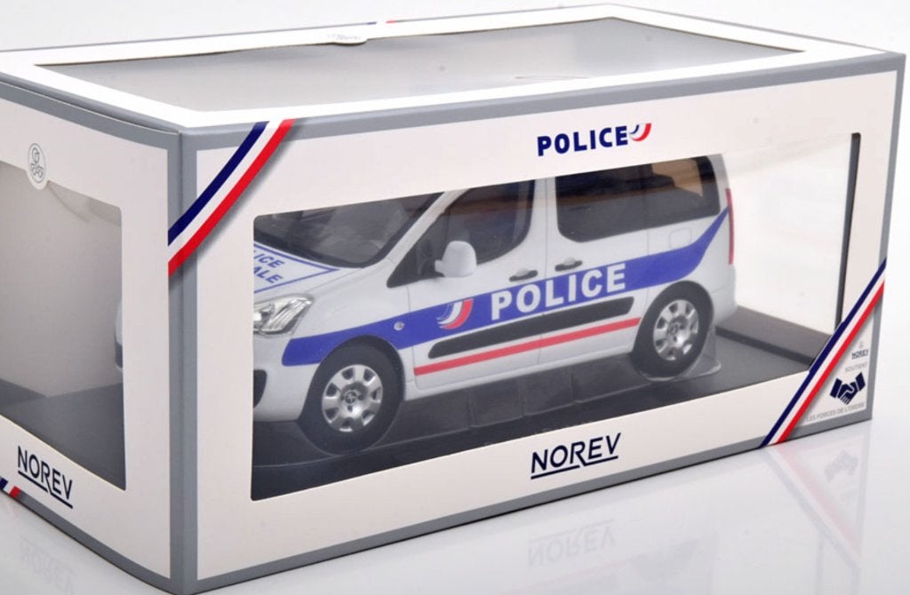 Peugeot Partner 2017 Police Nationale 1/18 NOREV # 184891, Hobby en Vrije tijd, Verzenden, Nieuw, Auto, Norev