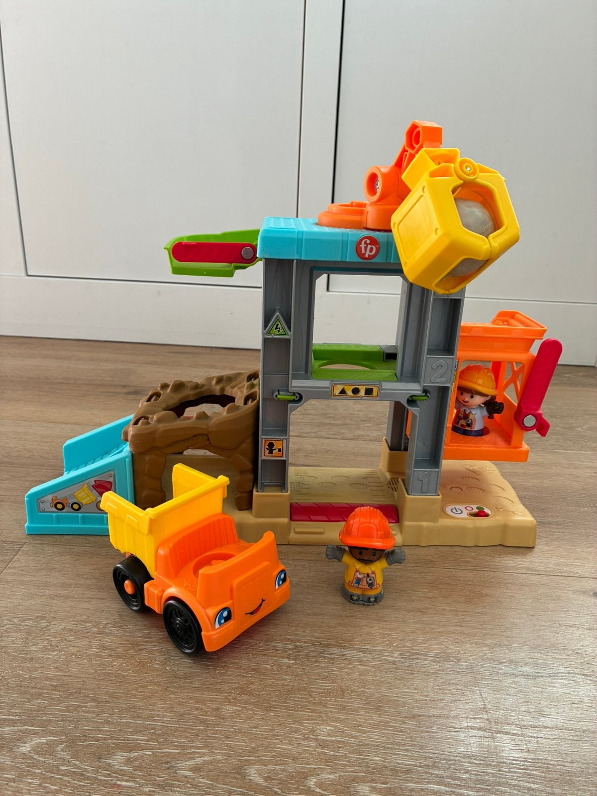 Fisher-Price Little People Bouwplaats met Vrachtwagen, Ophalen, Gebruikt, Jongen of Meisje