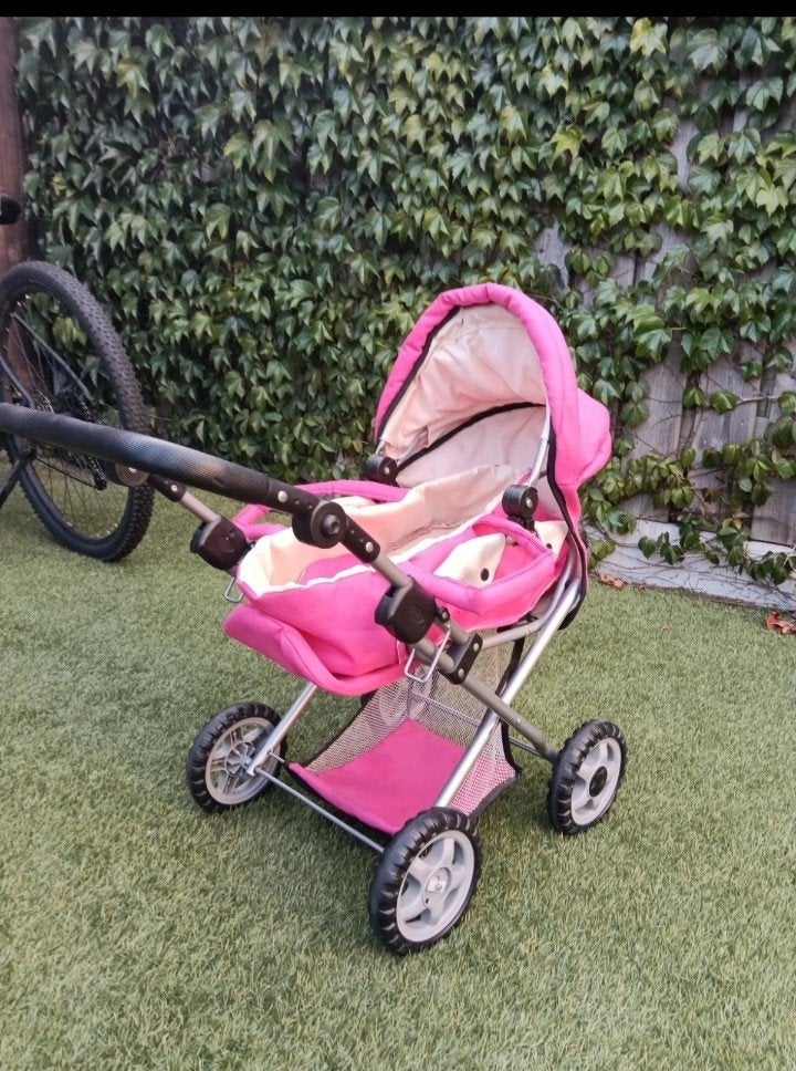 Bayer Kinderwagen - Roze, in goede staat, Ophalen