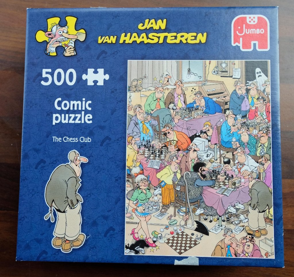 De schaakclub van Jan van Haasteren  (500 stukjes)