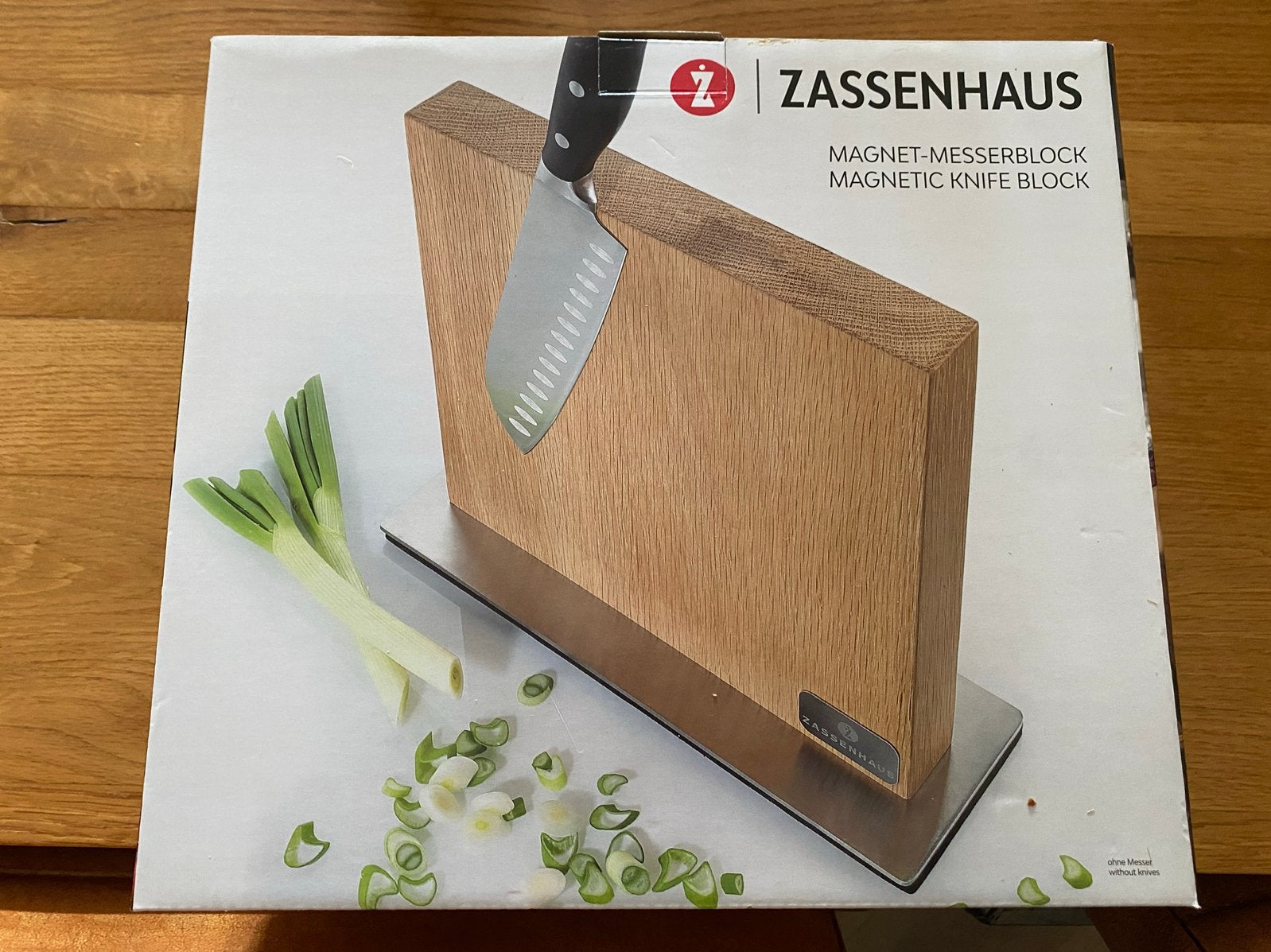 Zassenhaus Magnetisch Messenblok - Hout, Huis en Inrichting, Keuken | Keukenbenodigdheden, Nieuw, Overige typen, Overige merken