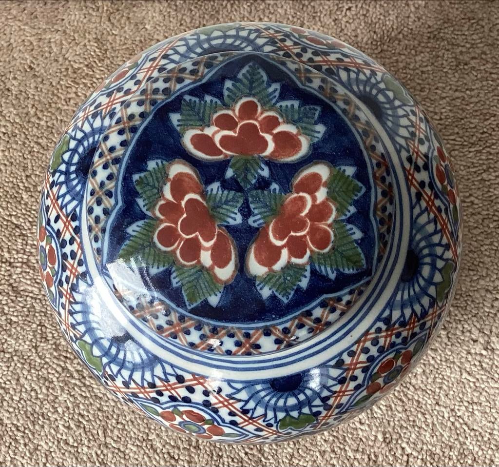 Prachtige aardewerk pot met deksel  (Tichelaar Makkum), Ophalen
