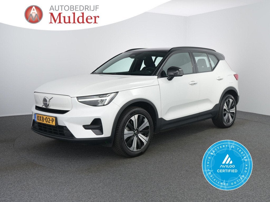 Volvo XC40 Recharge Plus | SOH 93.6% | Zwenkhaak | Camera |, Stof, Gebruikt, 422 km, Wit