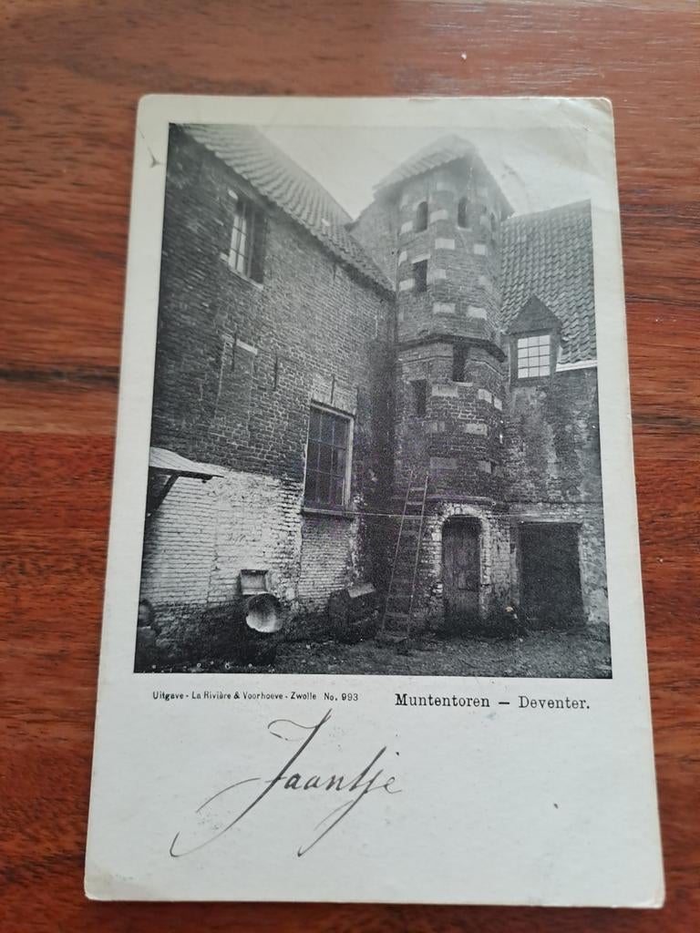 Muntentoren, Deventer, Ophalen of Verzenden, Voor 1940, Overige onderwerpen