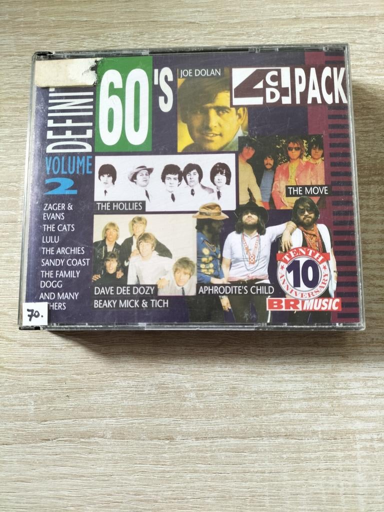 Defenite 60's vol 2 4 cd box, Ophalen of Verzenden, Pop