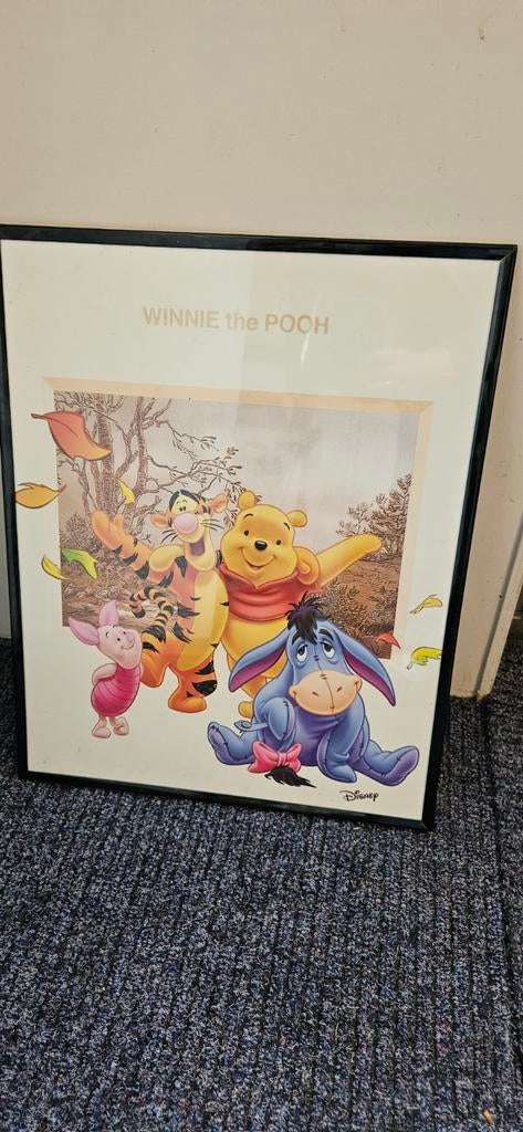 Foto in lijst Winne the Pooh, Ophalen of Verzenden, Minder dan 50 cm, Minder dan 50 cm