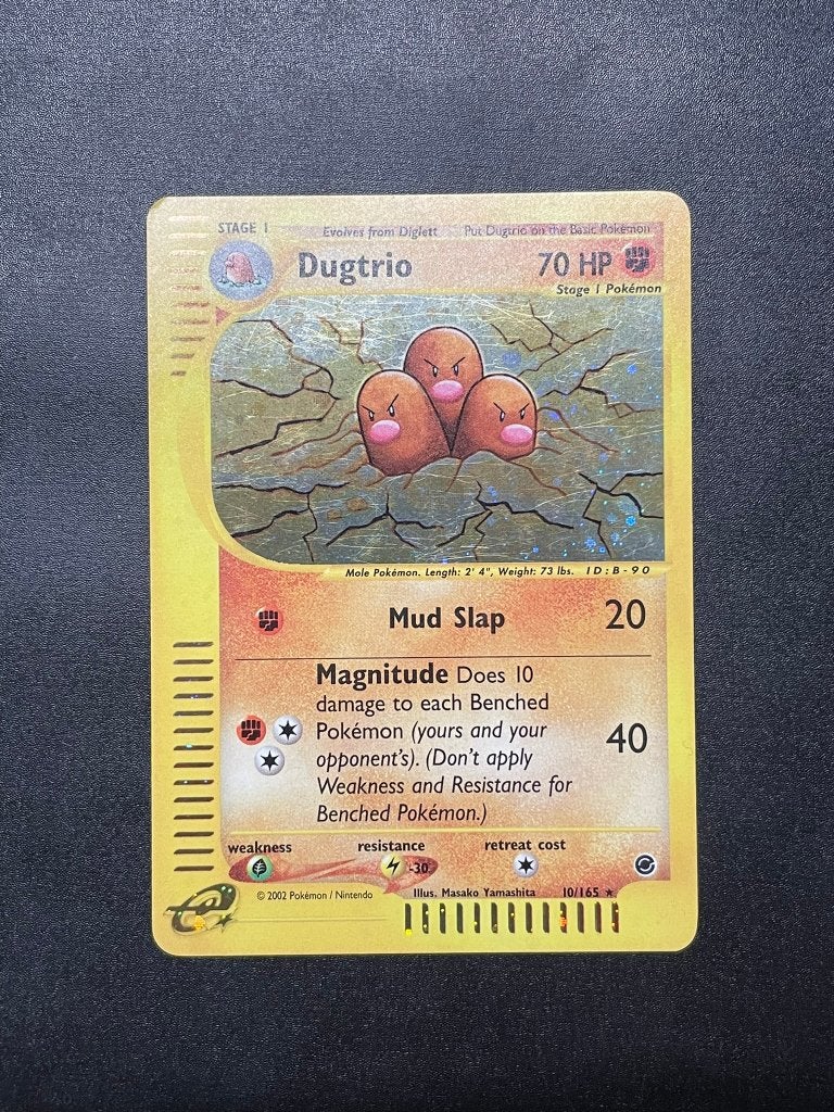 Dugtrio 10/165, Expedition base set, Hobby en Vrije tijd, Verzamelkaartspellen | Pokémon, Ophalen of Verzenden, Zo goed als nieuw