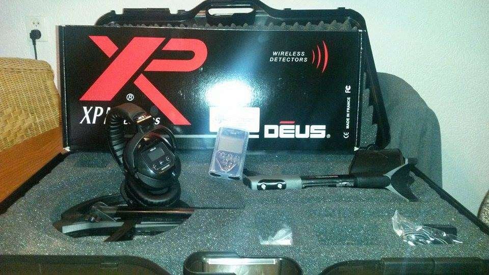 XP Deus complete draadloze metaaldector, Unit + WS5 + Koffer, Hobby en Vrije tijd, Ophalen, Meer dan 30 cm, Zo goed als nieuw