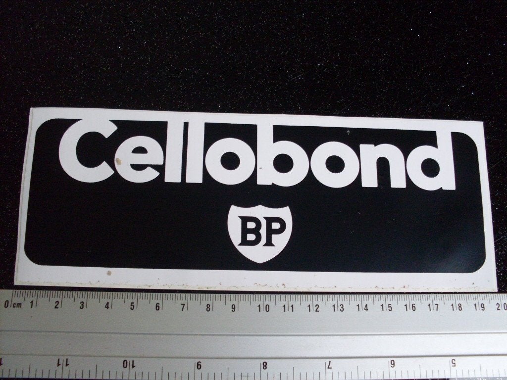 sticker Cellobond BP logo, Verzamelen, Verzenden, Zo goed als nieuw, Bedrijf of Vereniging