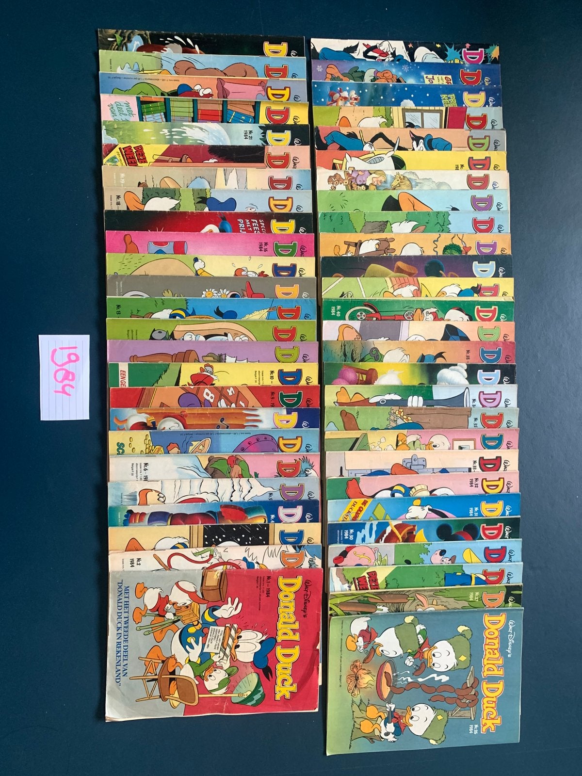 Donald Duck jaargang 1984 COMPLEET, Gelezen, Complete serie of reeks, Europa, Ophalen of Verzenden
