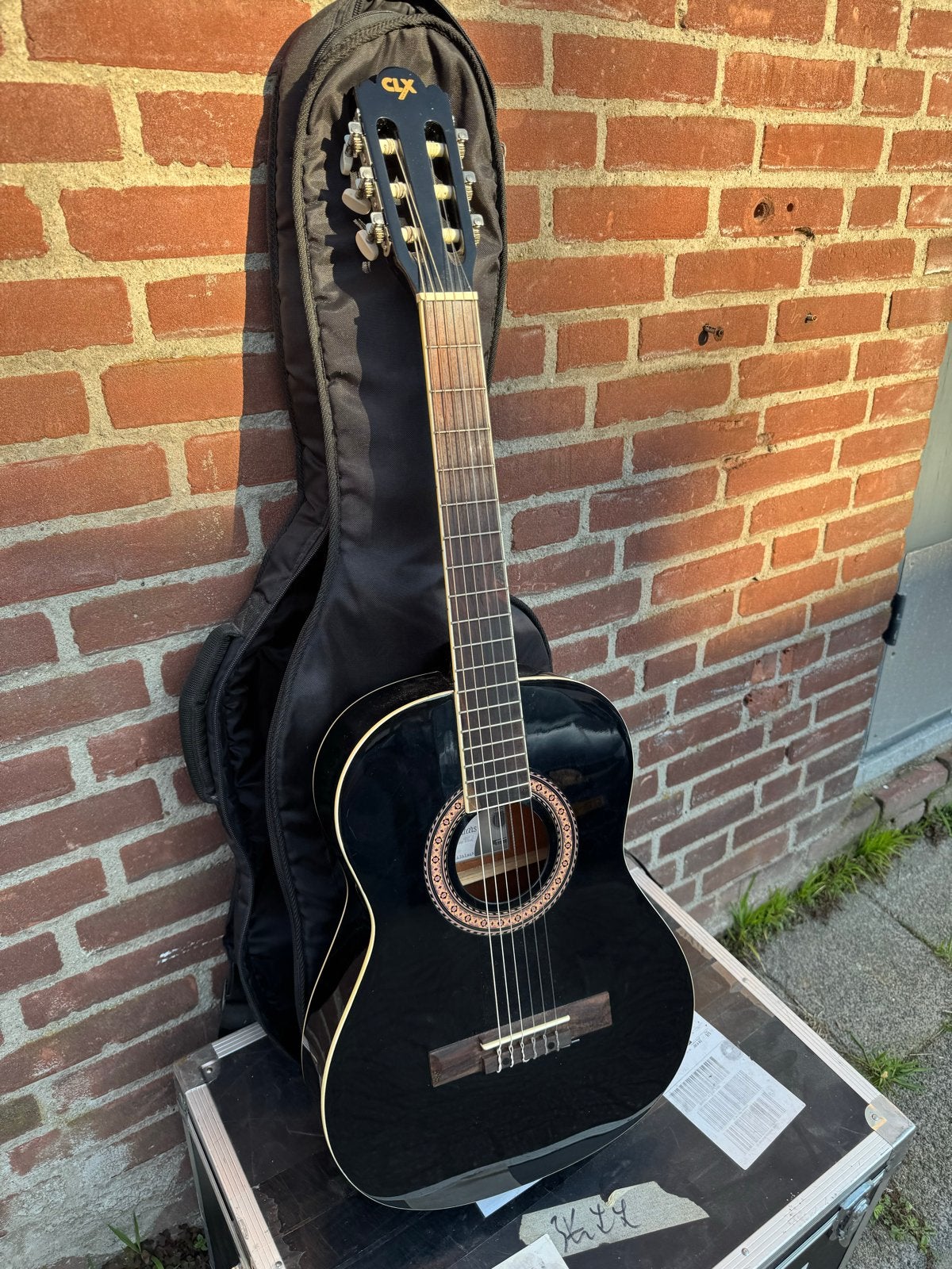 Zwarte Spaanse Gitaar CLX Calista met Gitaartas & Tuner, Muziek en Instrumenten, Snaarinstrumenten | Gitaren | Akoestisch, Ophalen
