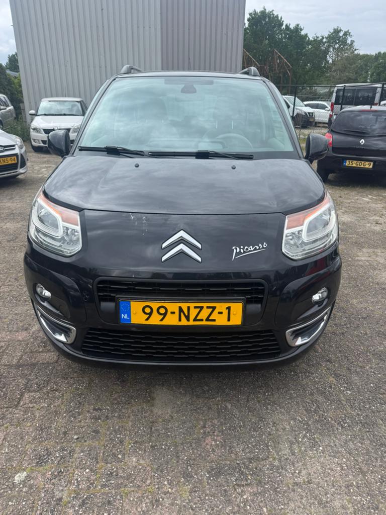 Citroën C3 Picasso 1.6 VTI 2011 Zwart, Auto's, Voorwielaandrijving, 4 cilinders, Zwart, Handgeschakeld