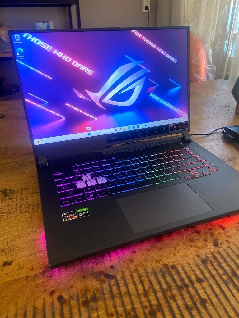 Krachtige ASUS ROG Strix G15 gaming laptop games pc, Computers en Software, Chromebooks, Zo goed als nieuw, 15 inch, 16 GB, 256 GB of meer