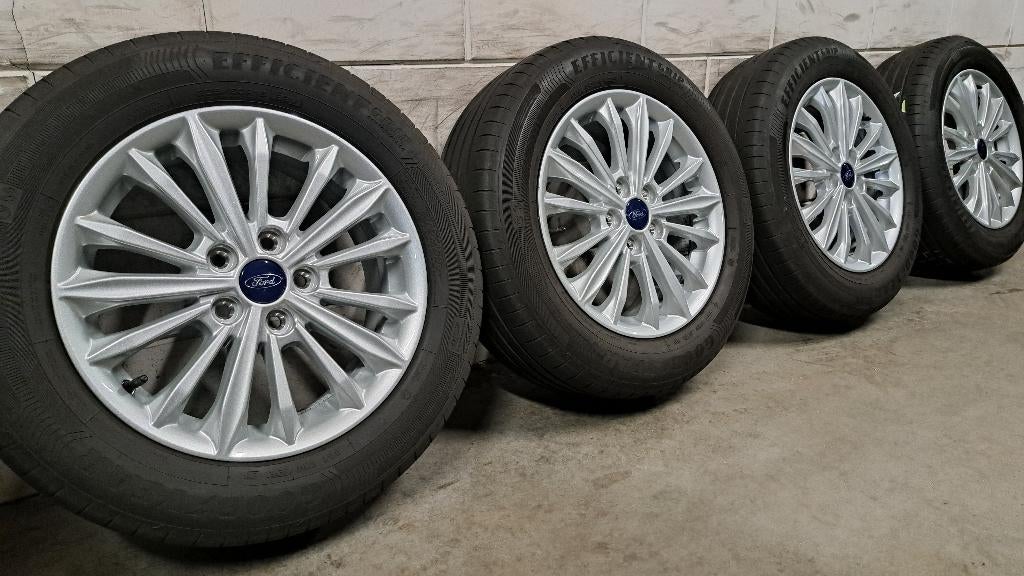 Lichtmetalen velgen Focus C-Max Mondeo Puma V50 205/60/16, Auto-onderdelen, Gebruikt, 16 inch, Banden en Velgen, Personenwagen