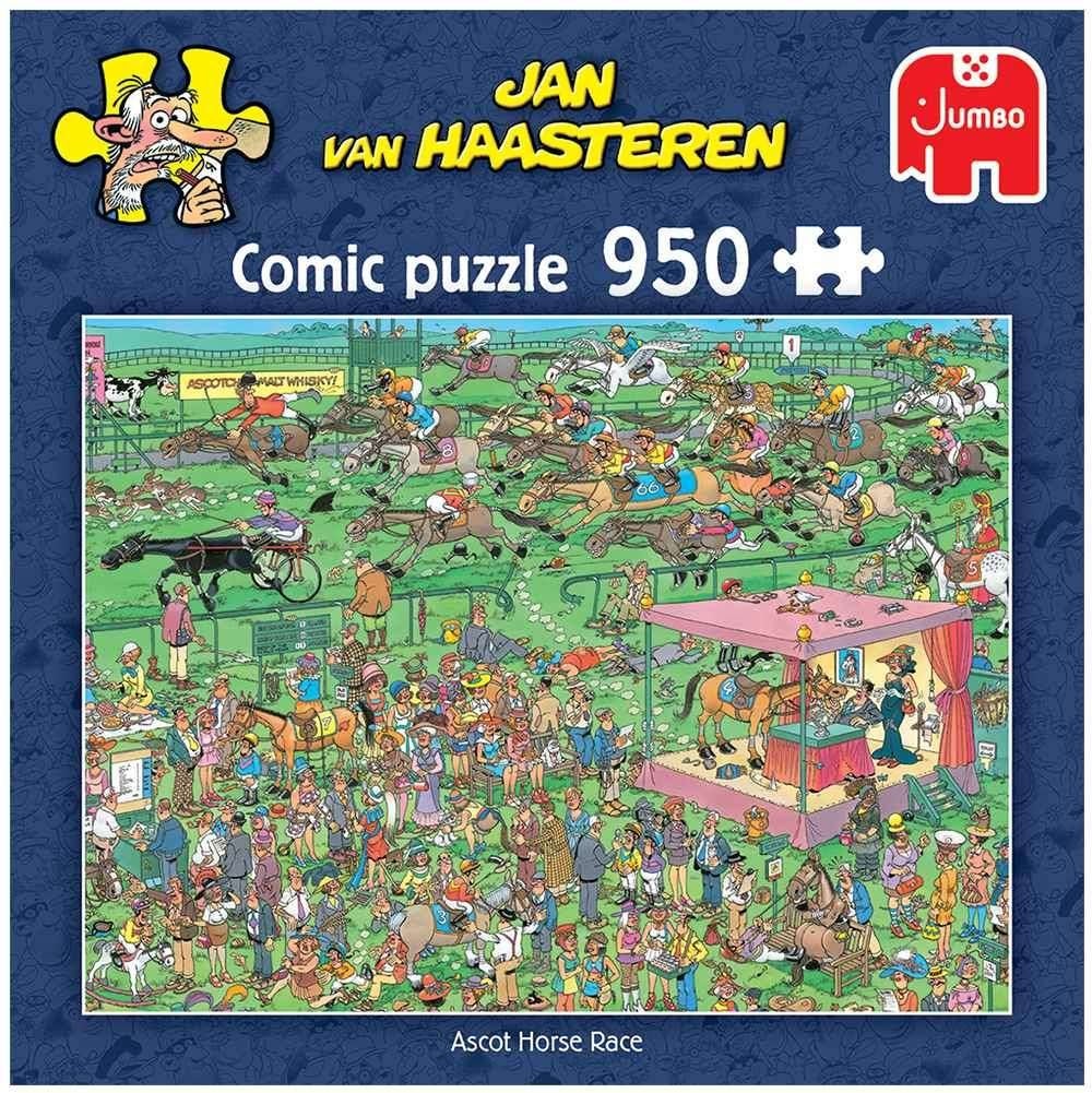 Jan van Haasteren Ascot Paardenrace 950, Ophalen, 500 t/m 1500 stukjes, Zo goed als nieuw, Legpuzzel