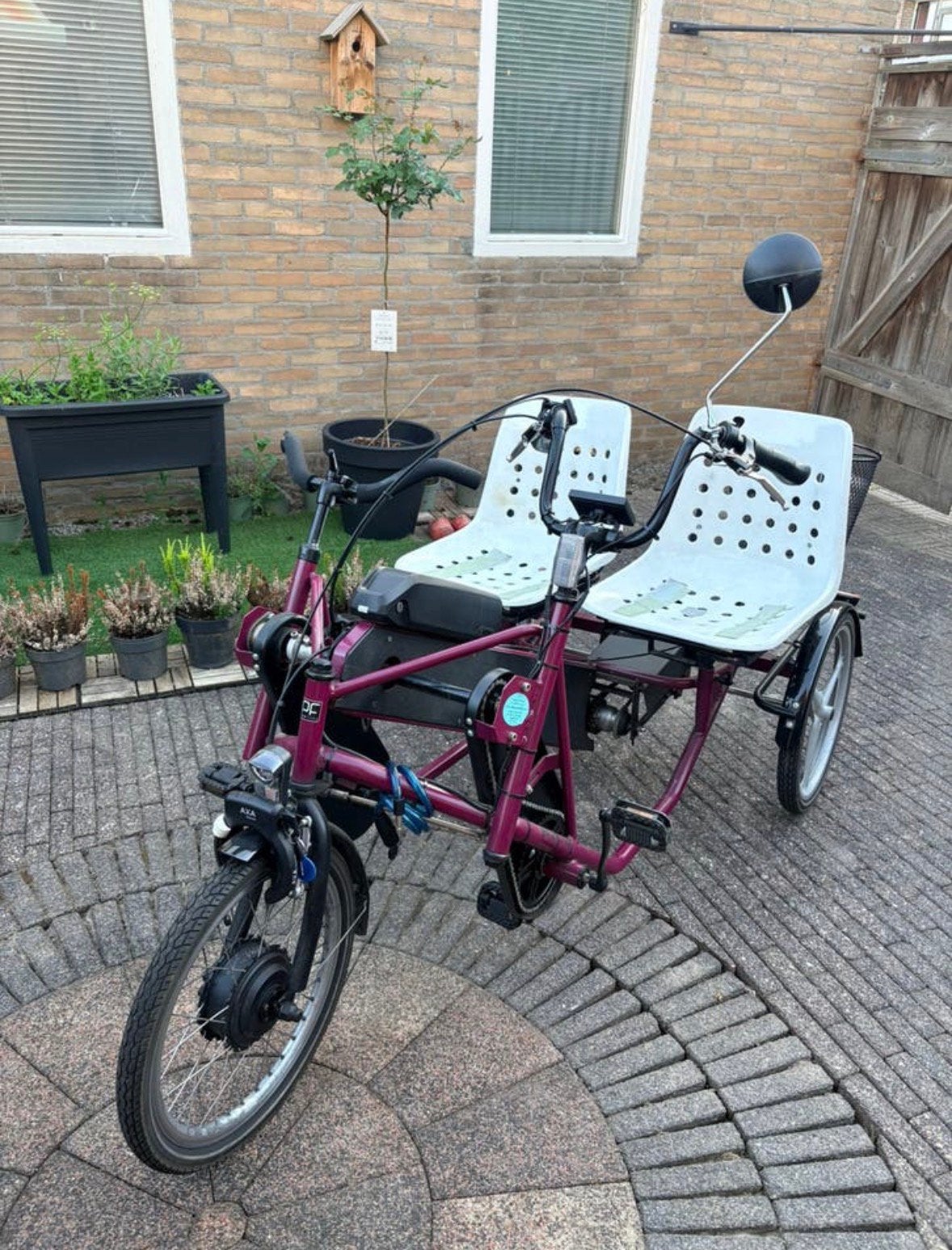 Duo-fiets met elektrische ondersteuning – in goede staat, Ophalen, Zo goed als nieuw