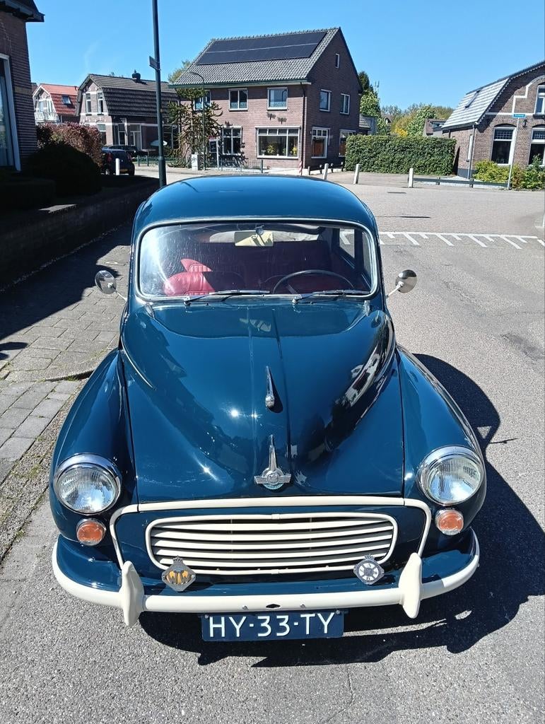 Morris Minor *1971* Blauw Mooie auto, Stuur links!, foto 3