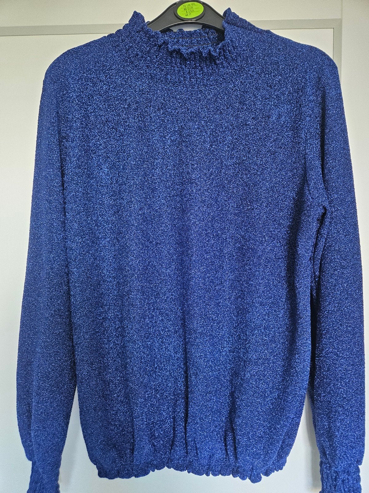 Leuke glitter Top M, Kleding | Dames, Tops, Maat 38/40 (M), Made in Italy, Blauw, Nieuw