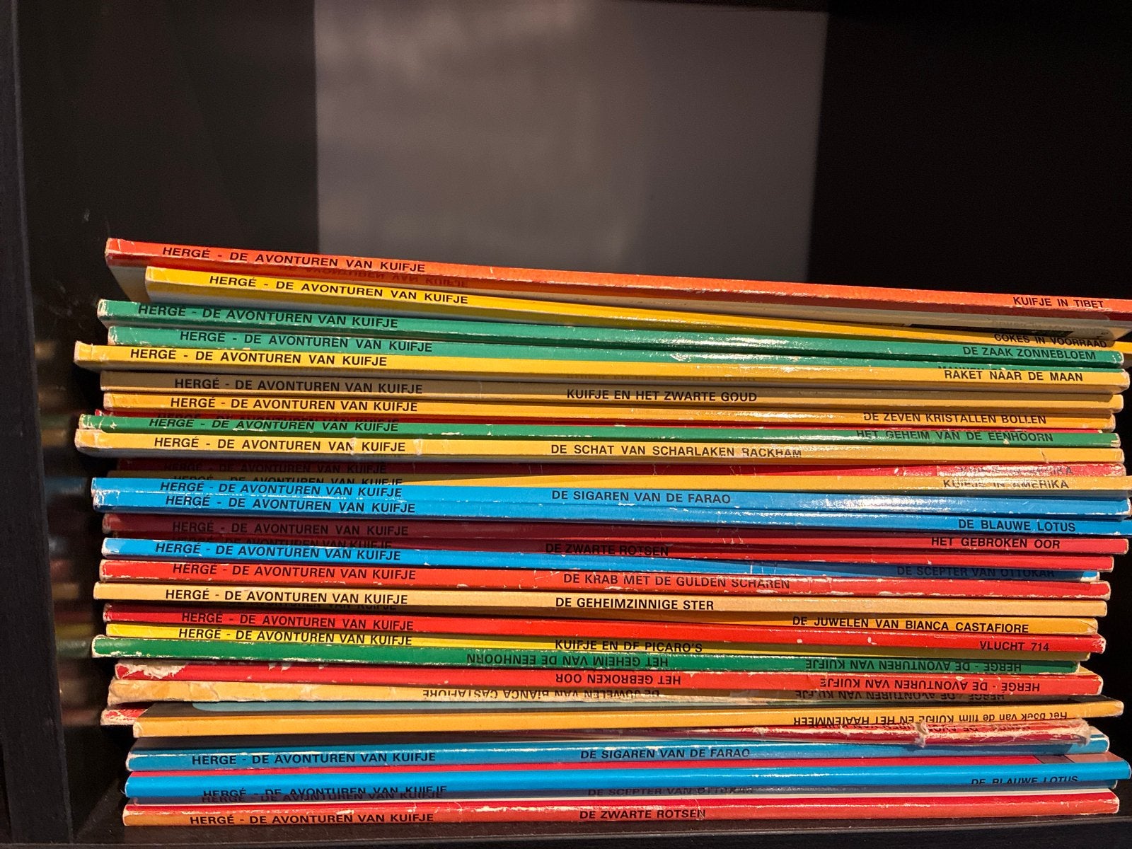 30 Kuifje boeken - De Avonturen van Kuifje, Meerdere stripboeken, Ophalen of Verzenden, Gelezen
