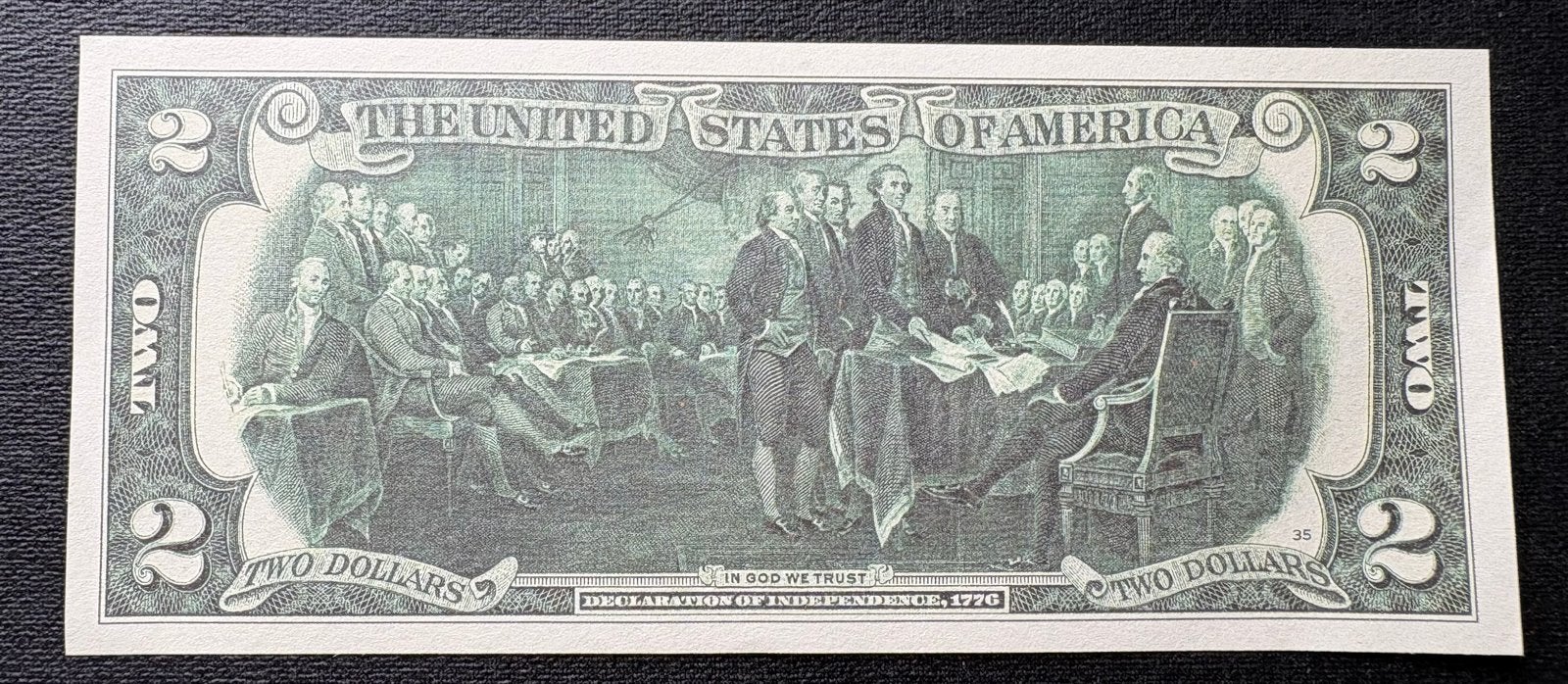 Donald Trump 2 Dollar Biljet - 'Never Surrender!', Postzegels en Munten, Bankbiljetten | Amerika, Ophalen of Verzenden, Noord-Amerika