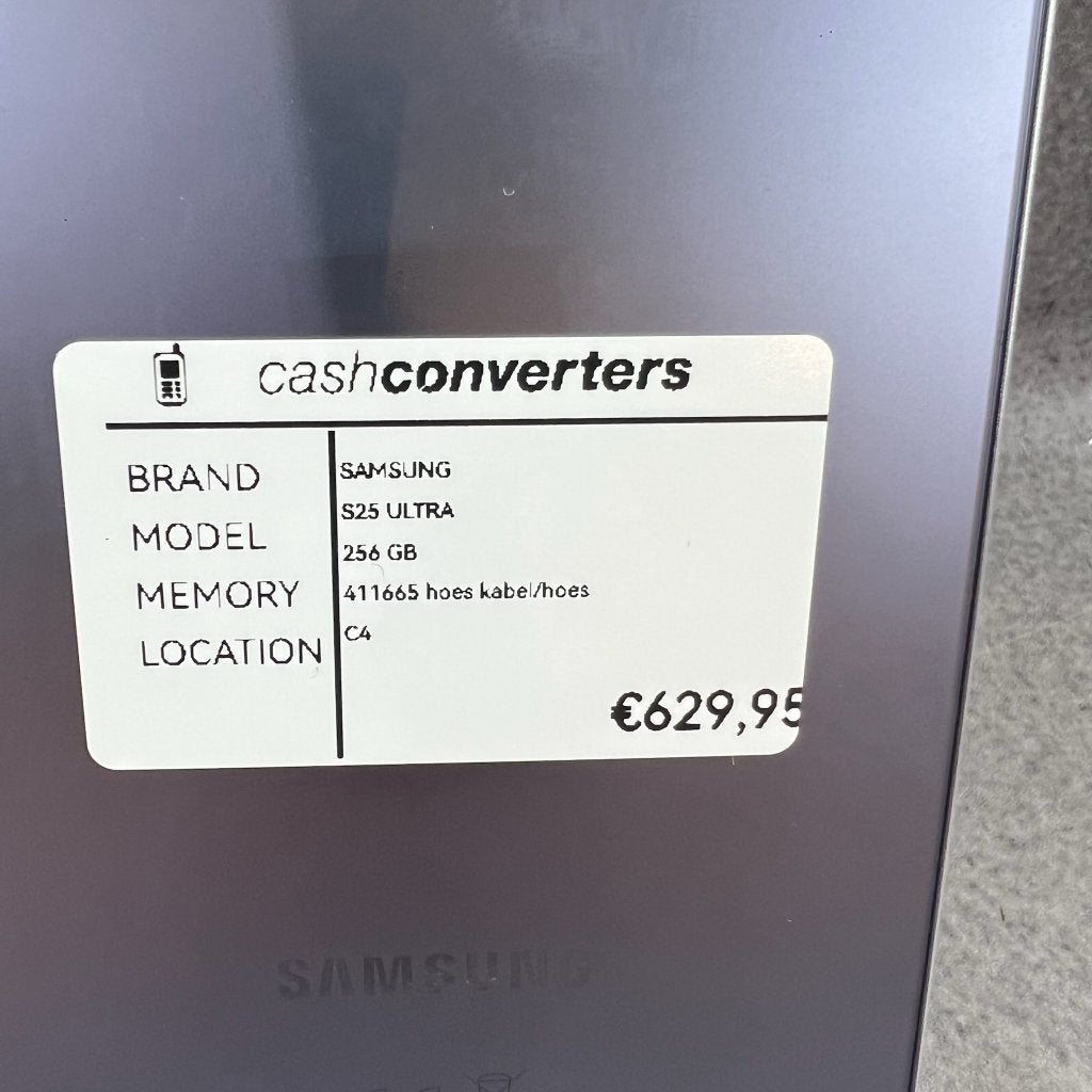 Samsung Galaxy S25 Ultra | 256GB | kabel, hoes | 411665, Telecommunicatie, Overige modellen, Touchscreen, Ophalen of Verzenden